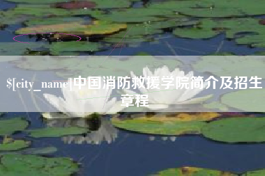 西双版纳中国消防救援学院简介及招生章程