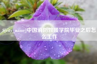 西双版纳中国消防救援学院毕业之后怎么工作