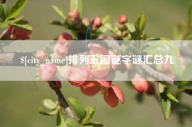 西双版纳排列五图谜字谜汇总九