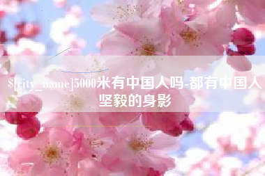 西双版纳5000米有中国人吗-都有中国人坚毅的身影