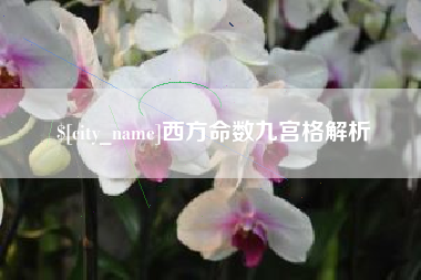 西双版纳西方命数九宫格解析