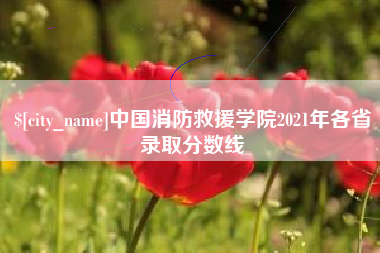 西双版纳中国消防救援学院2021年各省录取分数线