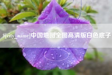 西双版纳中国地图全图高清版白色底子