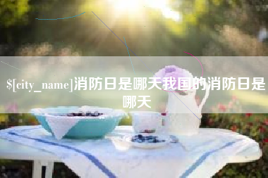 西双版纳消防日是哪天我国的消防日是哪天