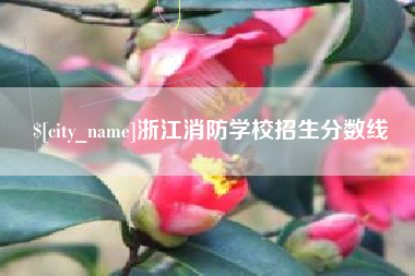 西双版纳浙江消防学校招生分数线