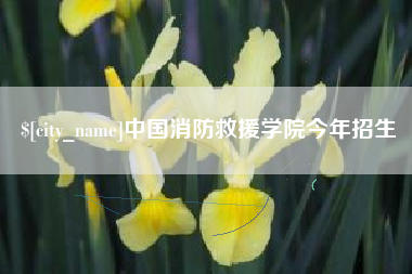 西双版纳中国消防救援学院今年招生