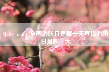 西双版纳全国消防日是哪一天宣传消防日是哪一天