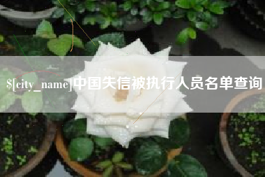 西双版纳中国失信被执行人员名单查询