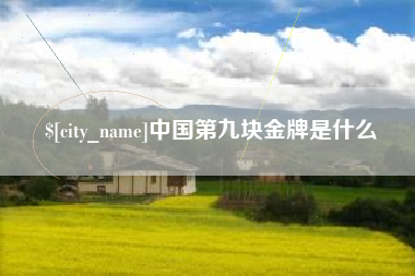 西双版纳中国第九块金牌是什么
