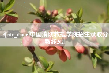 西双版纳中国消防救援学院招生录取分数线2021