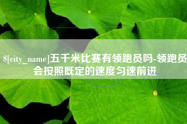 西双版纳五千米比赛有领跑员吗-领跑员会按照既定的速度匀速前进