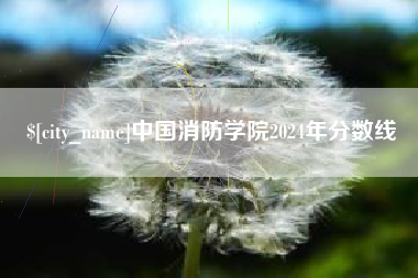 西双版纳中国消防学院2024年分数线