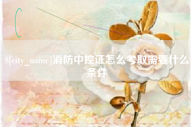 西双版纳消防中控证怎么考取需要什么条件