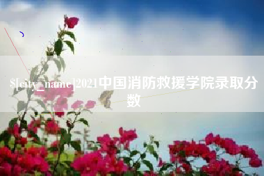 西双版纳2021中国消防救援学院录取分数