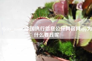 西双版纳中国执行信息公开网官网app为什么要钱呢